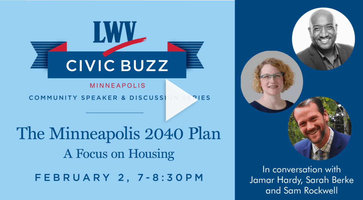 Civic Buzz: The Minneapolis 2040 Plan - A Focus on Housing